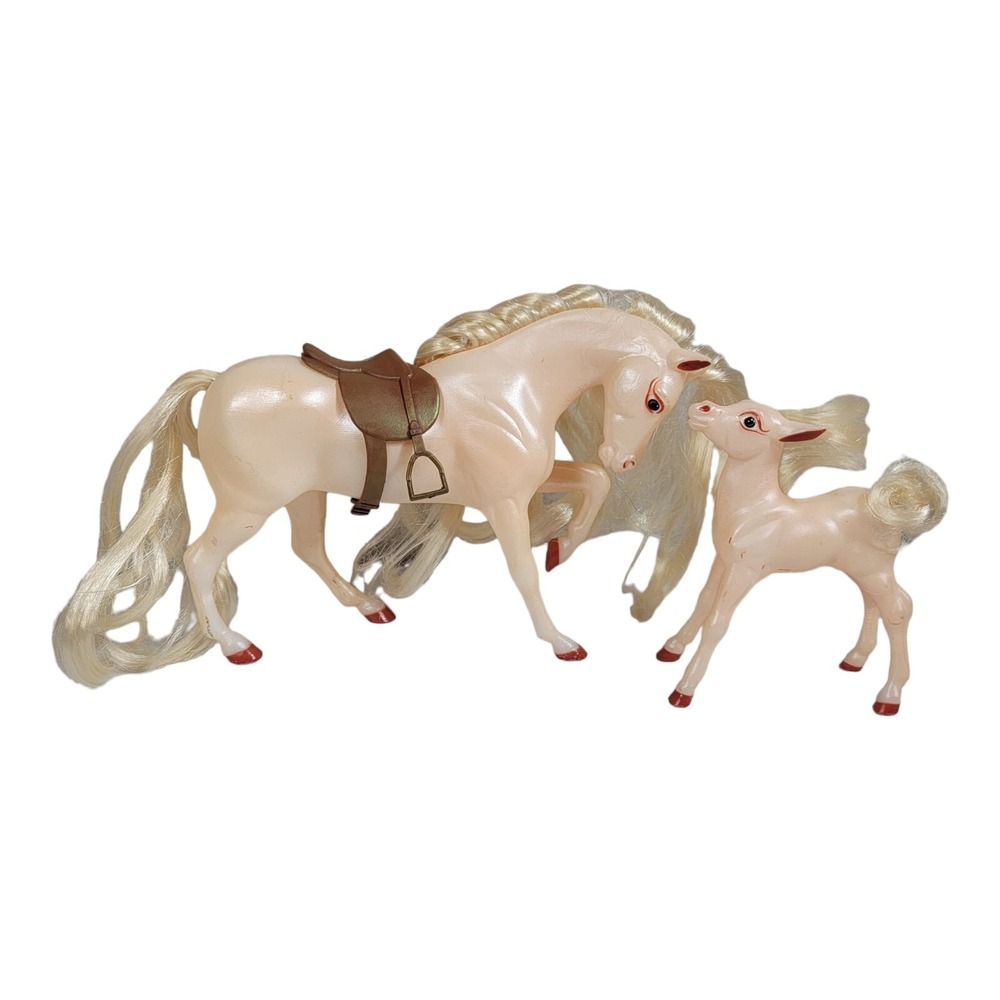 Vintage Breyer Reeves Horse Red Eye‎ Liner Hooves Mare Foal